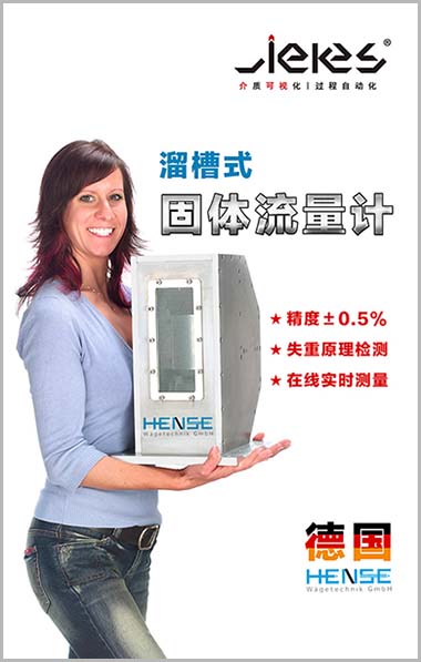 德國HENSE(漢瑟)FlowSlide溜槽稱重固體流量計迷你型-介可視